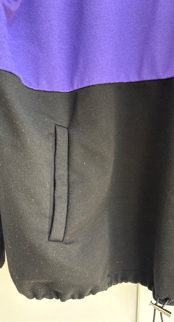 Kadın Mor Kapüşonlu Fermuarlı Sweatshirt - Görsel 2