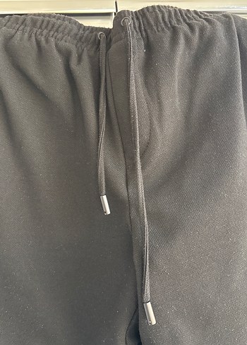 Siyah erkek dokuma kumaş Pantolon - Görsel 2