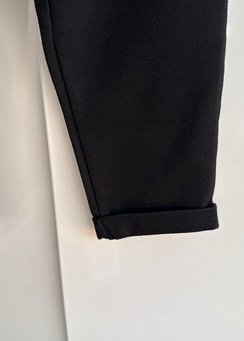 Siyah erkek dokuma kumaş Pantolon - Görsel 3