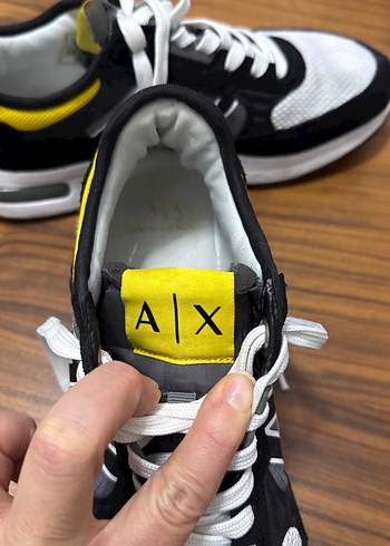 Sarı Detaylı Bağcıklı erkek  Spor Ayakkabı - Görsel 4