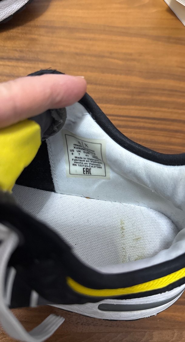 Sarı Detaylı Bağcıklı erkek  Spor Ayakkabı - Görsel 5