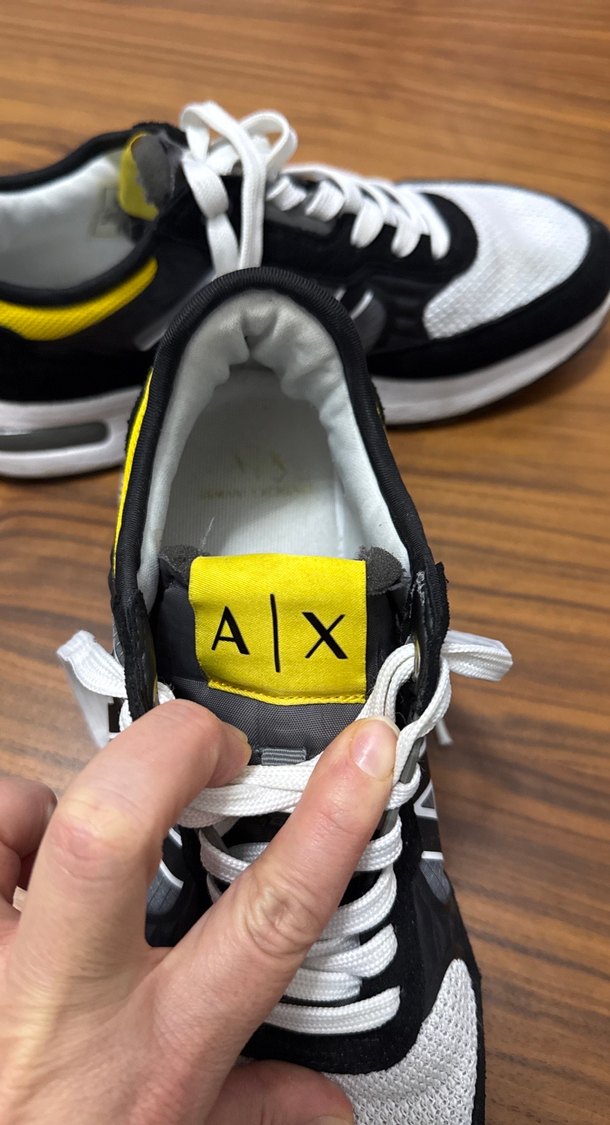 Sarı Detaylı Bağcıklı erkek  Spor Ayakkabı - Görsel 4