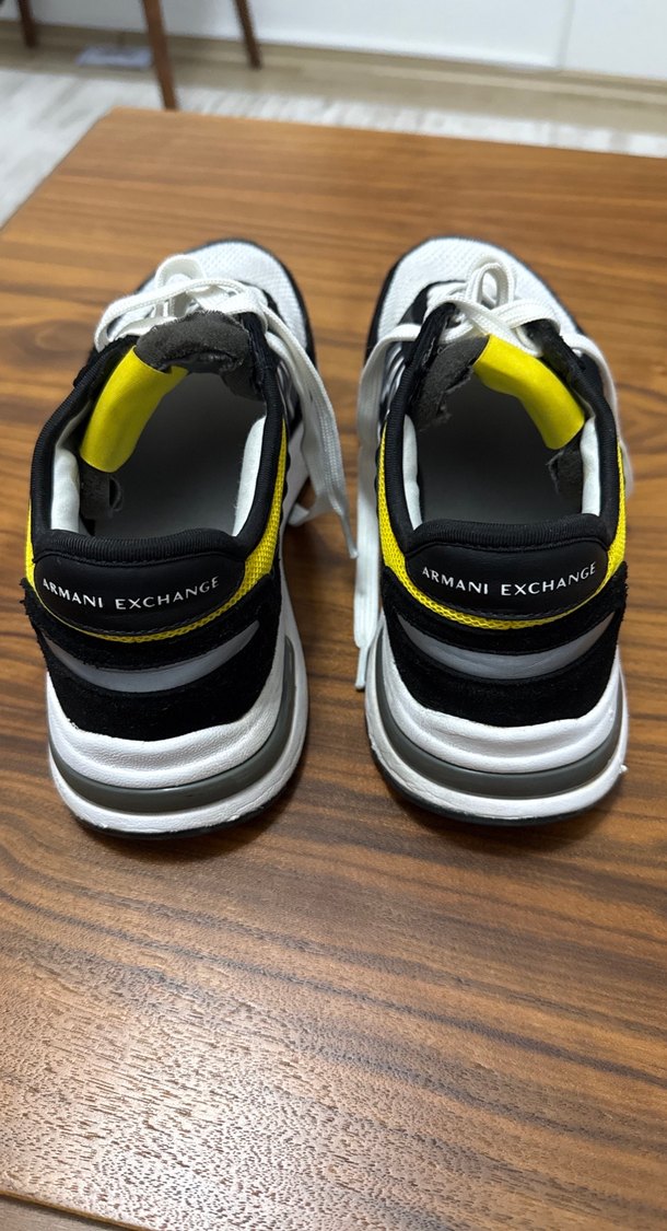 Sarı Detaylı Bağcıklı erkek  Spor Ayakkabı - Görsel 3