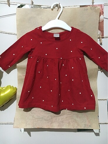H&M kirmizi elbise