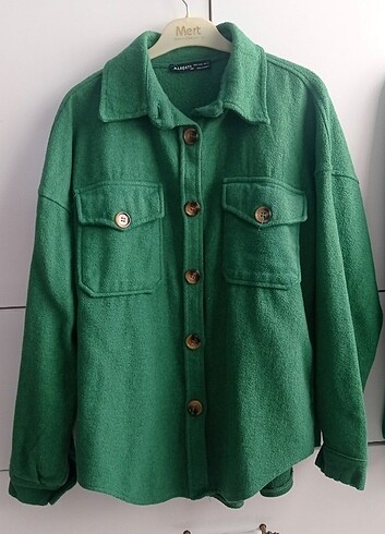 Yeşil kışlık gömlek 