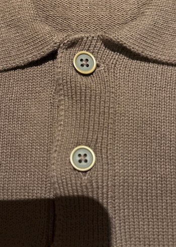 Nautica Kahverengi Kısa Kollu Polo Tişört - Görsel 4