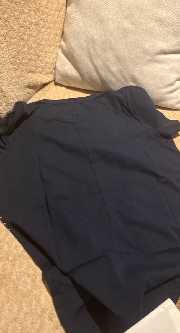 TOMMY HİLFİGER Kadın Puantiyeli Tişört - Görsel 5