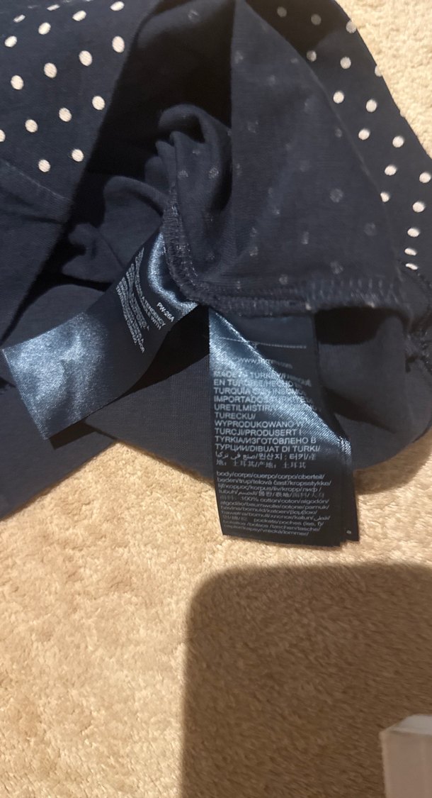 TOMMY HİLFİGER Kadın Puantiyeli Tişört - Görsel 4