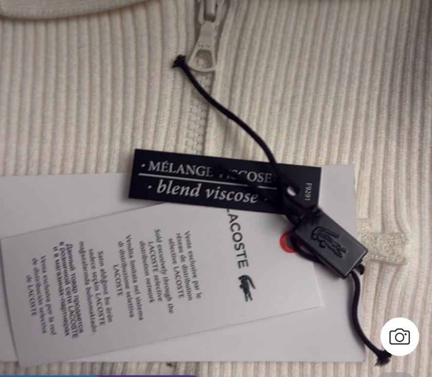 LACOSTE Beyaz Örgü Kısa Kollu Polo Yaka Triko - Görsel 2