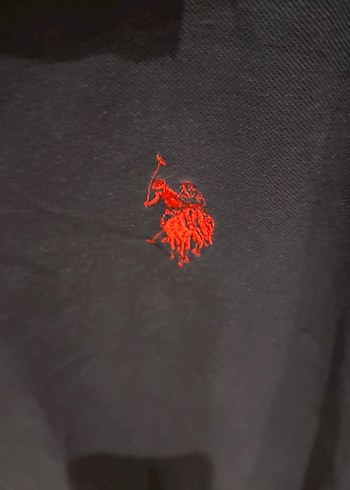 USSN. Polo Lacivert Uzun Kollu Polo Yaka Tişört - Görsel 3