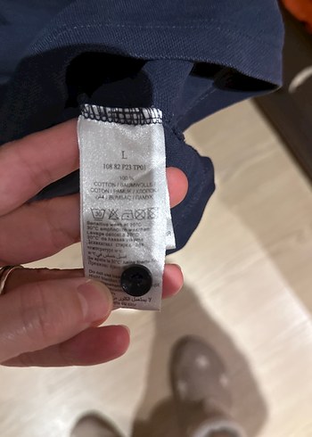 USSN. Polo Lacivert Uzun Kollu Polo Yaka Tişört - Görsel 6