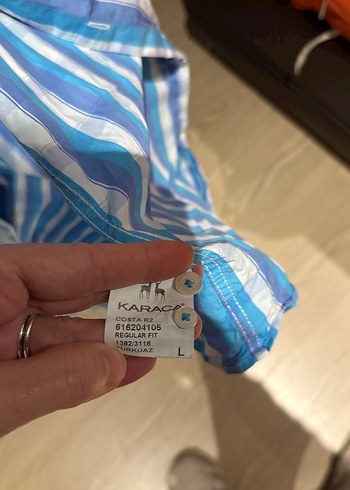 KARACA Erkek Mavi Kısa Kollu Gömlek - Görsel 3