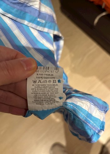 KARACA Erkek Mavi Kısa Kollu Gömlek - Görsel 4