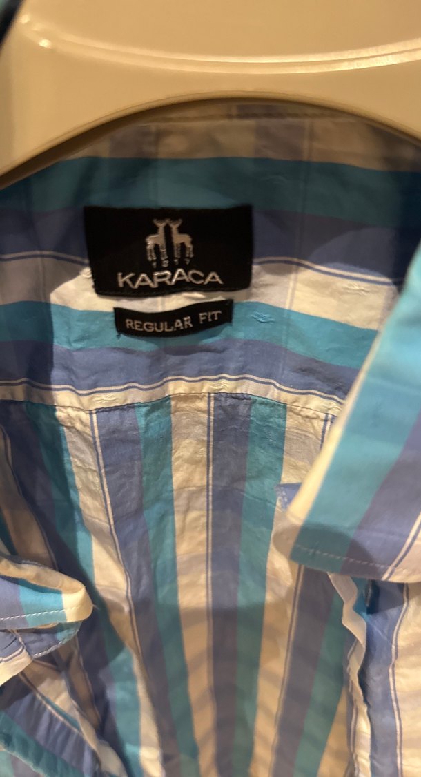 KARACA Erkek Mavi Kısa Kollu Gömlek - Görsel 2