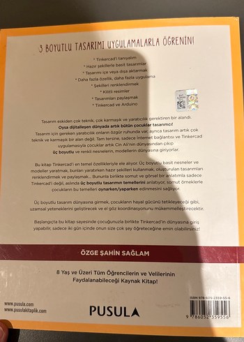 Çocuklar İçin Tinkercad ile 3B Tasarım Kitabı - Görsel 4