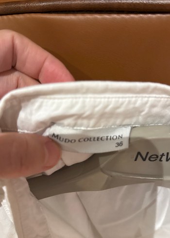 Mudo Beyaz Kadın Gömlek - Görsel 2