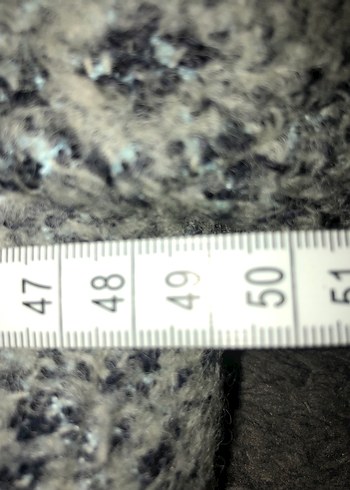 Kapüşonlu gri diz boyu  kaban - Görsel 6