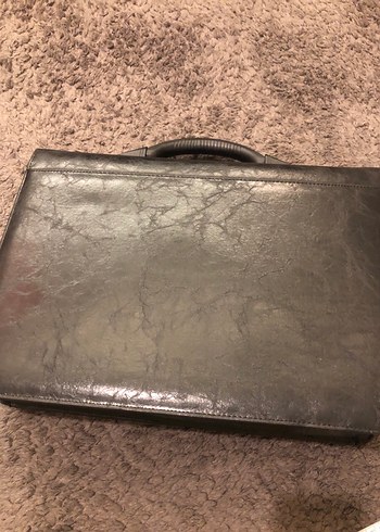 Siyah Klasik Erkek Evrak Çantası - Görsel 2