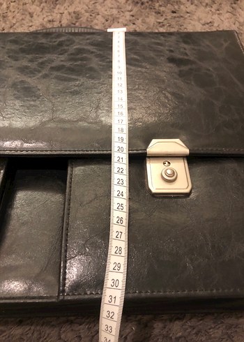 Siyah Klasik Erkek Evrak Çantası - Görsel 5