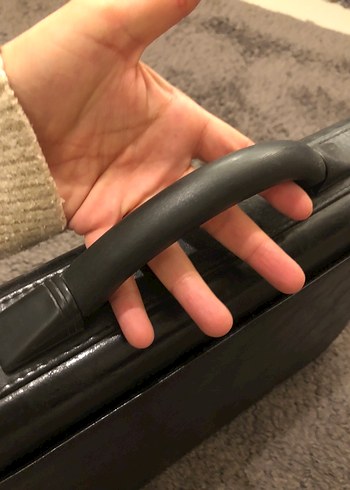 Siyah Klasik Erkek Evrak Çantası - Görsel 6