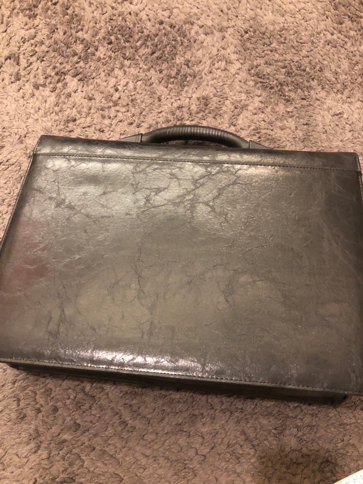 Siyah Klasik Erkek Evrak Çantası - Görsel 2