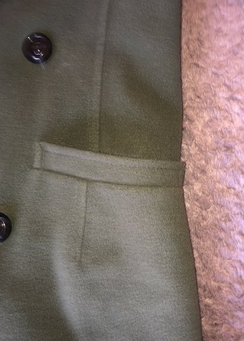 Orijinal ADİL IŞIK Uzun Koyu Yeşil Kaban - Görsel 4