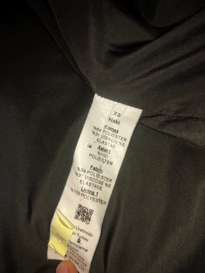 Orijinal ADİL IŞIK Uzun Koyu Yeşil Kaban - Görsel 5