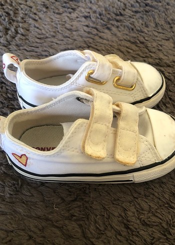 Orijinal CONVERSE Beyaz Kız Çocuk Spor Ayakkabı - Görsel 2