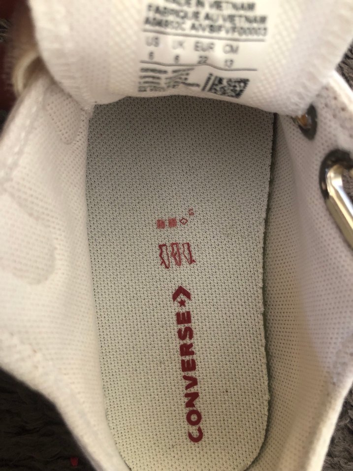 Orijinal CONVERSE Beyaz Kız Çocuk Spor Ayakkabı - Görsel 4