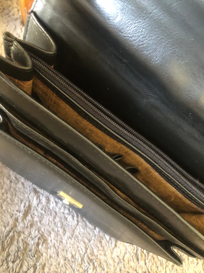 Hakiki deri ,Erkek-kadın unisex İş Çantası - Görsel 4