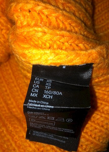 Orijinal H&M balon kol kazak - Görsel 8