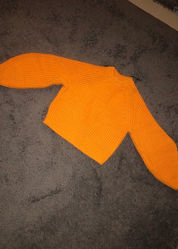 Orijinal H&M balon kol kazak - Görsel 3