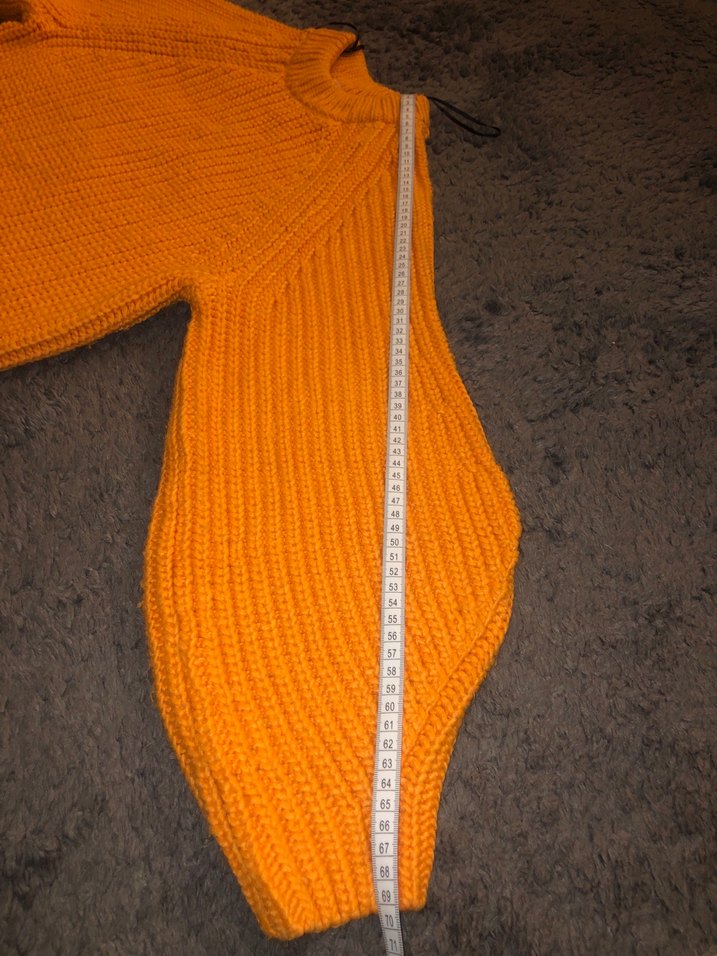 Orijinal H&M balon kol kazak - Görsel 5