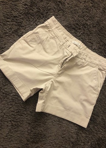 36 Beden Orijinal mavi jeans Bej Kadın Mini Şort Pamuk Kumaş