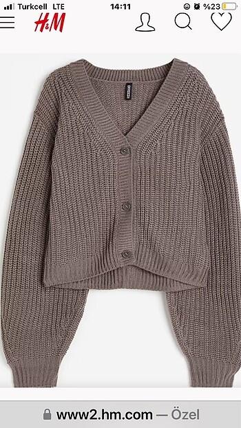 H&M ORİJİNAL H&M balon kol bomber HIRKA L-XL