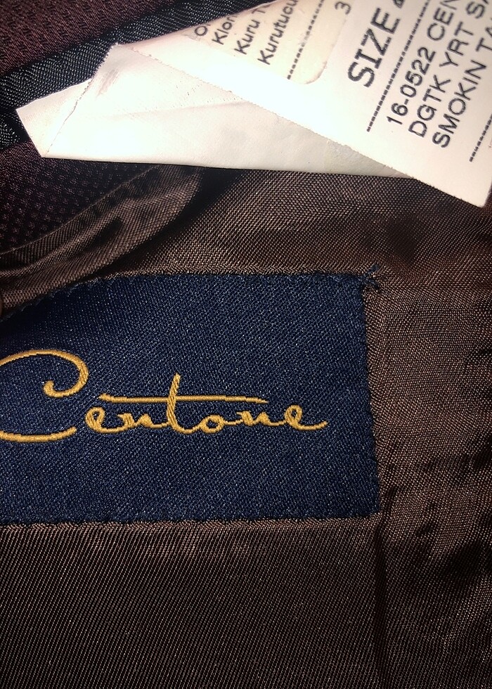 CENTONE smokin ceket 44 beden - Görsel 4