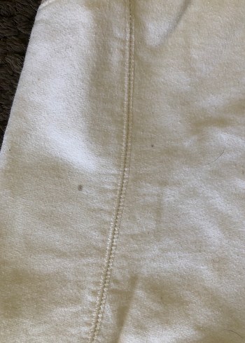 m Beden Orijinal Levis Beyaz Fermuarlı Kapüşonlu Kadın Sweatshirt hırka