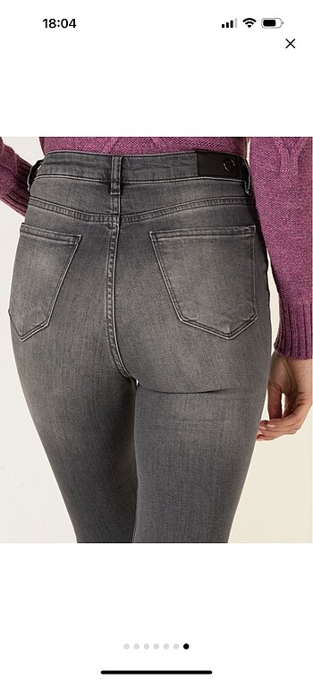 34 Beden Pierre cardin skinny pantolon jean