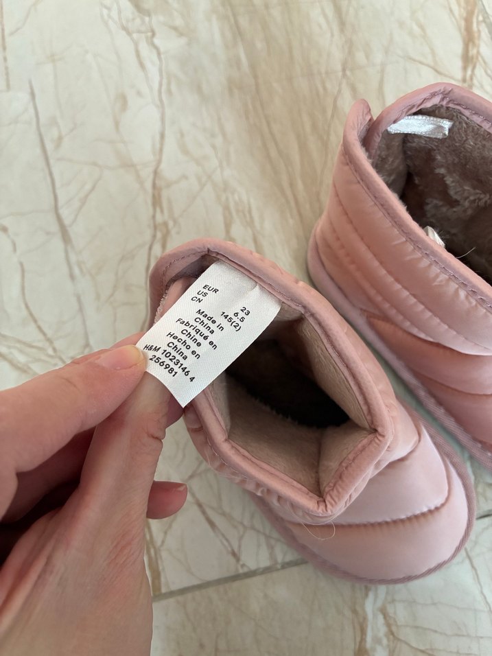 H&M Kız Çocuk Pembe Bot - Görsel 2