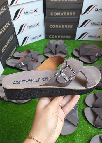 Kahverengi Erkek Sandalet, Tokalı, Kauçuk - Görsel 5