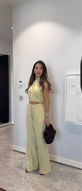 s Beden Sinem kıvanç butter yellow sarı takım