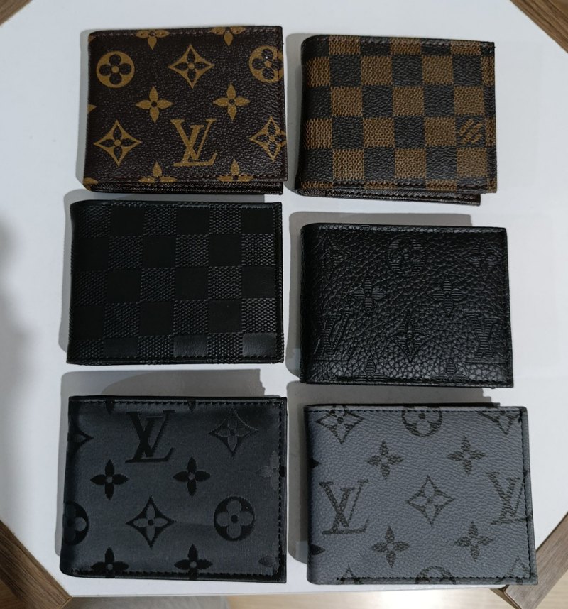 Parisli Sokak Stili Siyah Desenli Erkek Cüzdan - Görsel 5