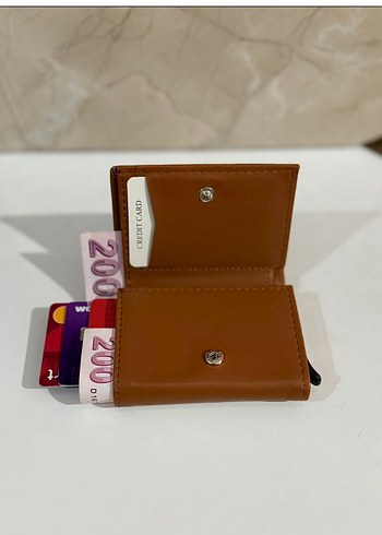 EA7 Emporio Armani Erkek Kahverengi Minimalist Cüzdan - Görsel 2