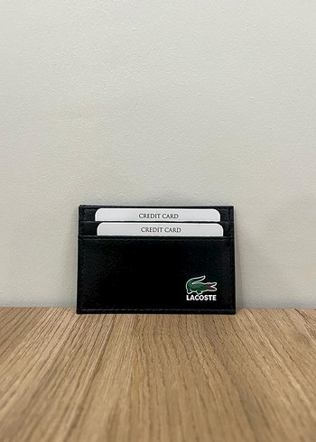 Diğer Lacoste Siyah Erkek Kartlık Velcro