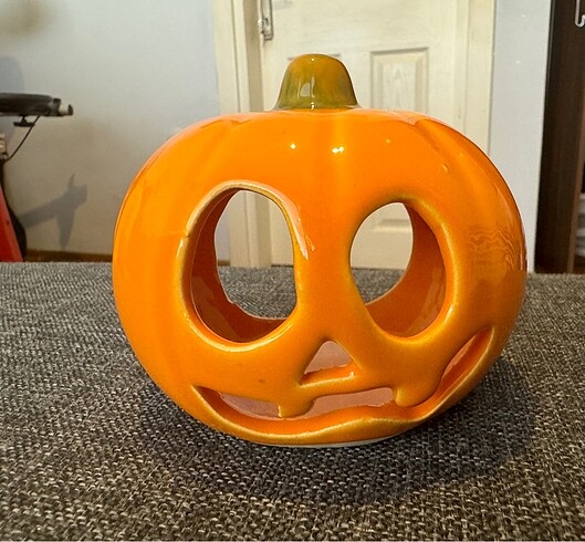 Halloween Balkabağı Mumluk Buhurdanlık Biblo