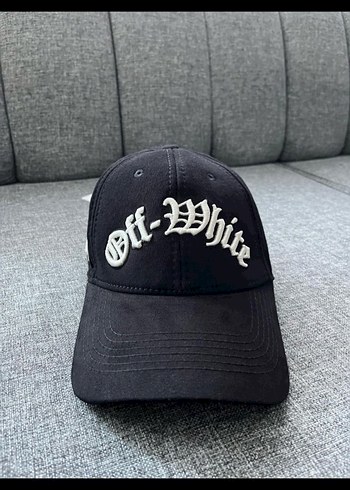 Siyah Spor Tarzı Kadın Şapka Off White - Görsel 3