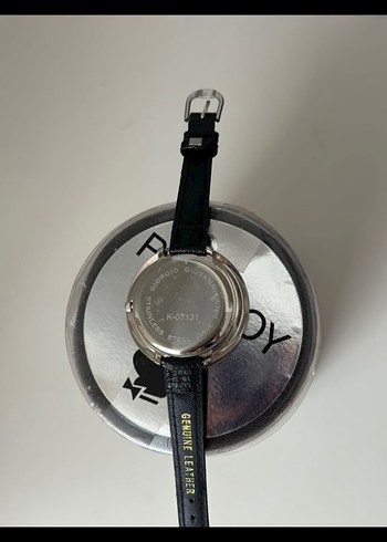 Siyah Parlak Taşlı Ed Hardy Kol Saati - Görsel 3