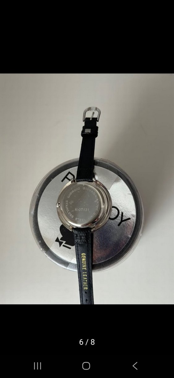 Siyah Parlak Taşlı Ed Hardy Kol Saati - Görsel 3