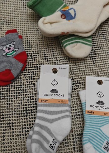 Beyaz ve Gri Erkek Çorap Seti - Görsel 2