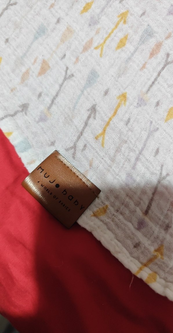 Gri Desenli Beyaz Müslim Bebek Battaniyesi mujo baby - Görsel 3